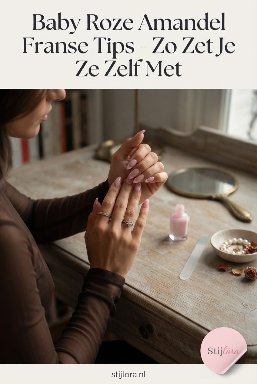 Baby Roze Amandel Franse Tips - Zo Zet Je Ze Zelf Met Gel