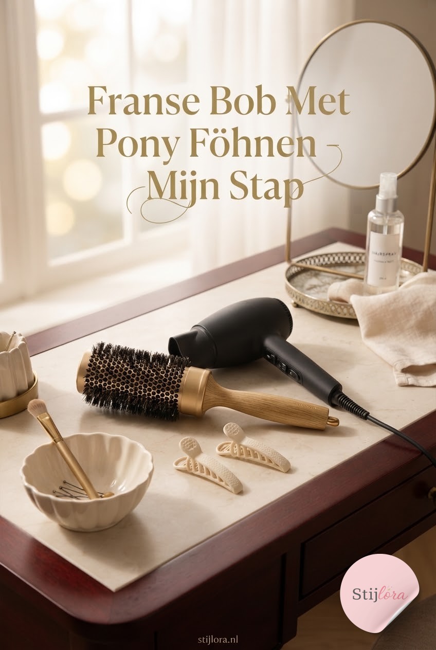 Franse Bob Met Pony Föhnen - Mijn Stap - Voor - Stap Methode