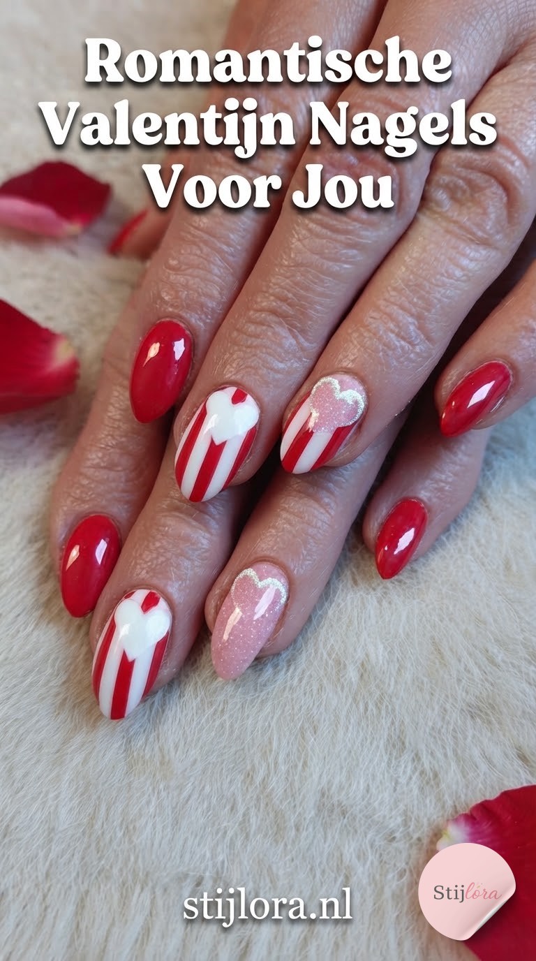 Romantische Valentijn Nagels Voor Jou